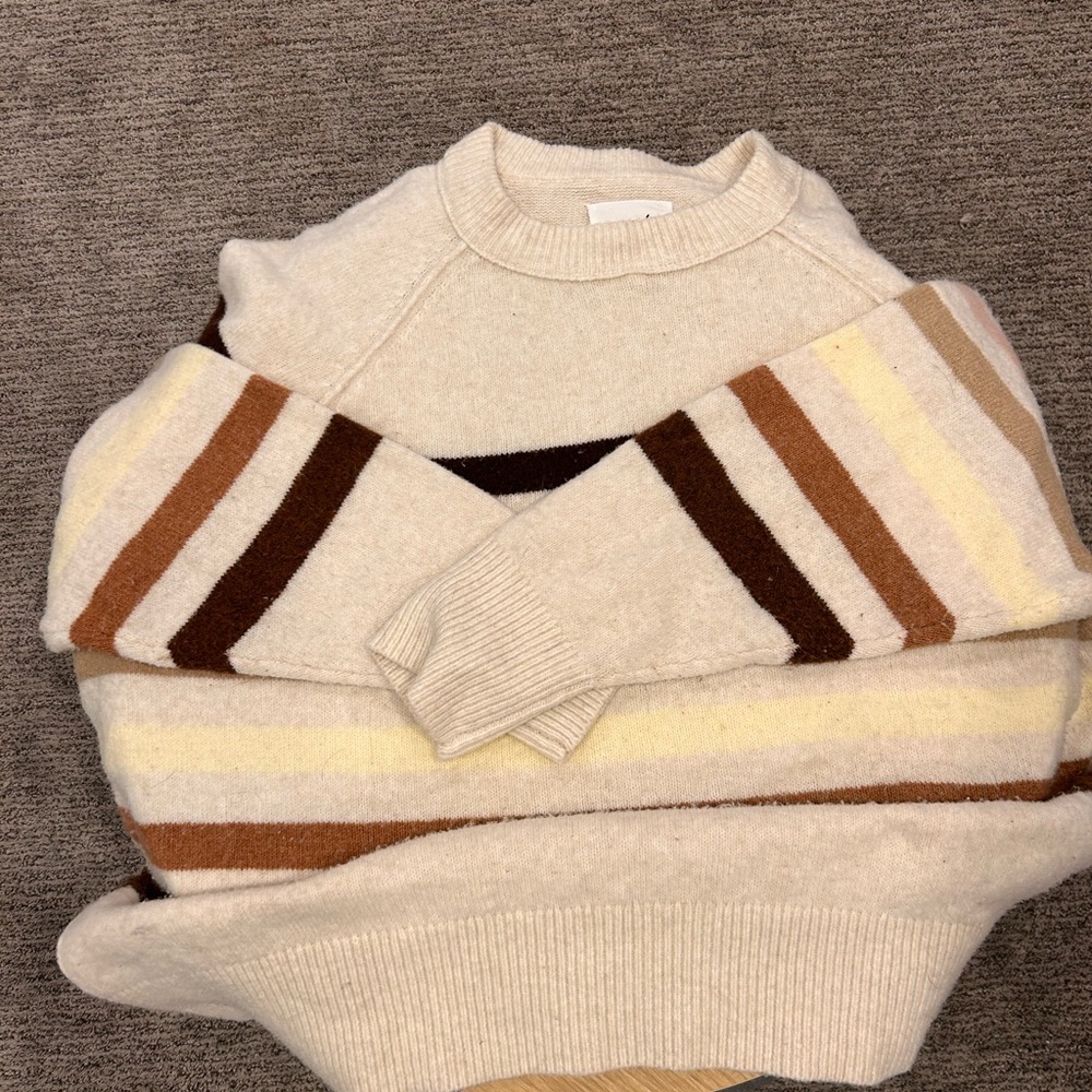 Aerie Cream Knit Sweater